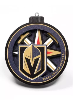 Deals ⌛ NHL Vegas Golden Knights 3D Logo Series Ornaments by You The Fan ✔️ -You The Fan Sales Belk 1041