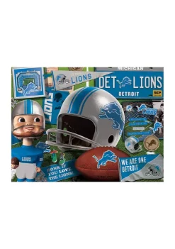 Wholesale 🔥 Detroit Lions Retro Series Puzzle - 500 Pieces by You The Fan 👍 -You The Fan Sales Belk 1044