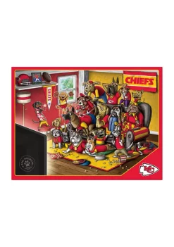 Flash Sale 😀 NFL Kansas City Chiefs Purebred Fans 500-Piece Puzzle-"A Real Nailbiter" by You The Fan 🛒 -You The Fan Sales Belk 1053