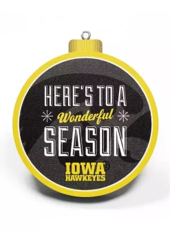 Discount 🧨 NCAA Iowa Hawkeyes 3D Logo Series Ornaments by You The Fan ✨ -You The Fan Sales Belk 1067