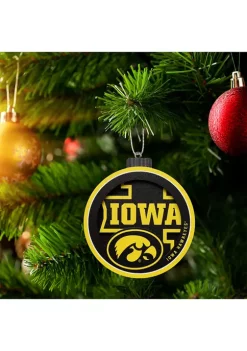 Discount 🧨 NCAA Iowa Hawkeyes 3D Logo Series Ornaments by You The Fan ✨ -You The Fan Sales Belk 1069