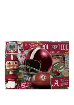 Budget 🧨 NCAA Alabama Crimson Tide Retro Series Puzzle - 500 Pieces by You The Fan 😀 -You The Fan Sales Belk 1124