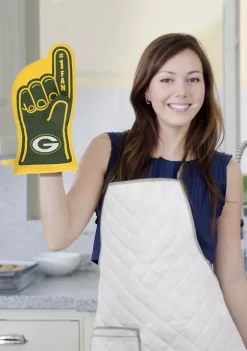 Discount 😉 NFL Green Bay Packers #1 Oven Mitt by You The Fan ❤️ -You The Fan Sales Belk 1130