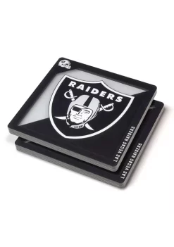 Best Sale 🌟 Oakland Raiders NFL Las Vegas Raiders 3D Logo Series Coasters by You The Fan 🎉 -You The Fan Sales Belk 1149