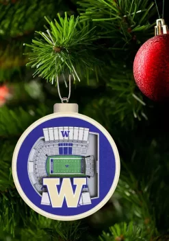Best reviews of 🥰 NCAA Washington Huskies 3D StadiumView Ornament - Husky Stadium by You The Fan 🔔 -You The Fan Sales Belk 1168