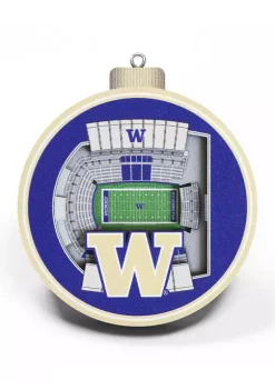 Best reviews of 🥰 NCAA Washington Huskies 3D StadiumView Ornament - Husky Stadium by You The Fan 🔔 -You The Fan Sales Belk 1169