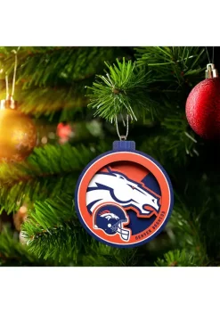 Brand new ❤️ NFL Denver Broncos 3D Logo Series Ornaments by You The Fan 🥰 -You The Fan Sales Belk 1184