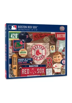 Hot Sale 🔔 MLB Boston Red Sox Retro Series Puzzle - 500 Pieces by You The Fan 🎁 -You The Fan Sales Belk 1214