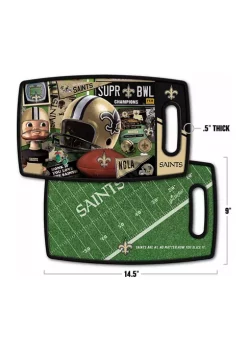 Budget ✨ NFL New Orleans Saints Retro Series Cutting Board by You The Fan 🛒 -You The Fan Sales Belk 1227