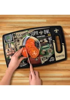 Budget ✨ NFL New Orleans Saints Retro Series Cutting Board by You The Fan 🛒 -You The Fan Sales Belk 1228