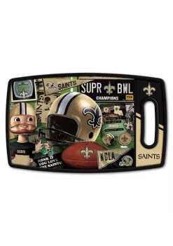 Budget ✨ NFL New Orleans Saints Retro Series Cutting Board by You The Fan 🛒 -You The Fan Sales Belk 1229