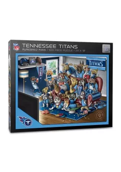 New β NFL Tennessee Titans Purebred Fans 500 Piece Puzzle-"A Real Nailbiter" by You The Fan βοΈ