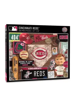 Top 10 β MLB Cincinnati Reds Retro Series Puzzle - 500 Pieces by You The Fan π