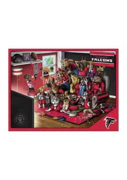 Coupon 🤩 NFL Atlanta Falcons Purebred Fans 500-Piece Puzzle-"A Real Nailbiter" by You The Fan 🔔 -You The Fan Sales Belk 1263
