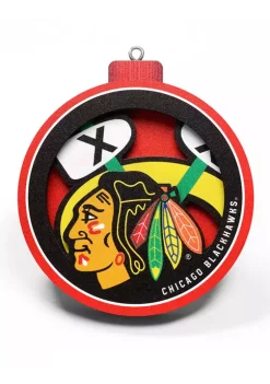 Cheap 😍 NHL Chicago Blackhawks 3D Logo Series Ornaments by You The Fan 🎉 -You The Fan Sales Belk 1271