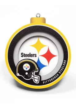 New 🧨 NFL Pittsburgh Steelers 3D Logo Series Ornaments by You The Fan 😉 -You The Fan Sales Belk 1279