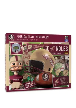 Wholesale β NCAA Florida State Seminoles Retro Series Puzzle - 500 Pieces by You The Fan π
