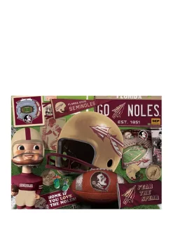 Wholesale ⭐ NCAA Florida State Seminoles Retro Series Puzzle - 500 Pieces by You The Fan 😍 -You The Fan Sales Belk 1282