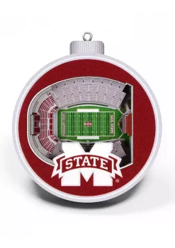 Best Sale 🔔 NCAA Mississippi State Bulldogs 3D StadiumView Ornament - Davis Wade Stadium at Scott Field by You The Fan ⌛ -You The Fan Sales Belk 13