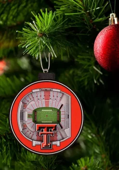 Coupon 🥰 NCAA Texas Tech Red Raiders 3D StadiumView Ornament - Jones AT&T Stadium by You The Fan 🛒 -You The Fan Sales Belk 1300