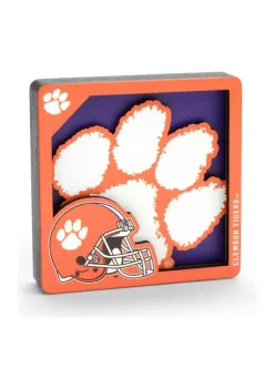 Flash Sale 👍 NCAA Clemson Tigers 3D Logo Series Magnets by You The Fan 👏 -You The Fan Sales Belk 1309