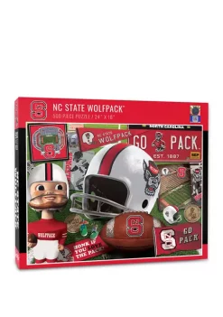 Best deal 💯 NCAA NC State Wolfpack Retro Series Puzzle - 500 Pieces by You The Fan 🛒 -You The Fan Sales Belk 1316