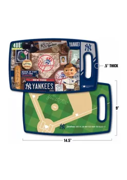 New 🛒 MLB New York Yankees Retro Series Cutting Board by You The Fan 🛒 -You The Fan Sales Belk 1318