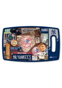 New 🛒 MLB New York Yankees Retro Series Cutting Board by You The Fan 🛒 -You The Fan Sales Belk 1321