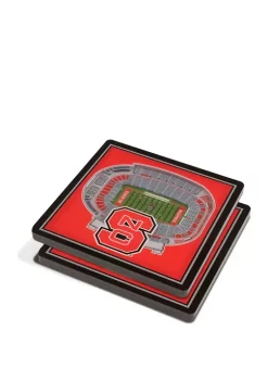 Budget ✨ NCAA NC State Wolfpack 3D StadiumViews 2 Pack Coaster Set - Carter-Finley Stadium by You The Fan 🛒