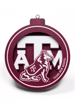 New 🎉 NCAA Texas A&M Aggies 3D Logo Series Ornament by You The Fan 💯 -You The Fan Sales Belk 1336