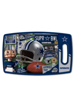 Brand new 💯 NFL Dallas Cowboys Retro Series Cutting Board by You The Fan 🎁 -You The Fan Sales Belk 1341