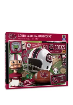 Coupon ⌛ NCAA South Carolina Gamecocks Retro Series Puzzle - 500 Pieces by You The Fan 😉 -You The Fan Sales Belk 1348
