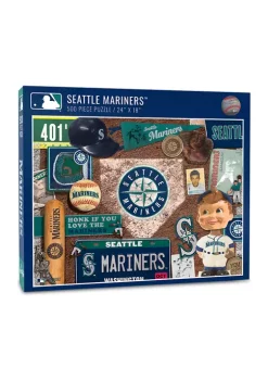 Hot Sale 🌟 MLB Seattle Mariners Retro Series Puzzle - 500 Pieces by You The Fan 🤩