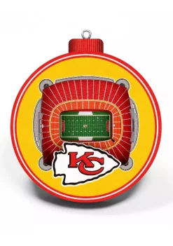 Best reviews of 👍 NFL Kansas City Chiefs 3D StadiumView Ornament - Arrowhead Stadium by You The Fan ⌛ -You The Fan Sales Belk 1371