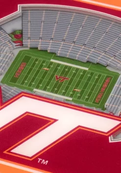 Deals 💯 NCAA Virginia Tech Hokies 3D StadiumViews Set of 2 Coasters - Lane Stadium Worsham Field by You The Fan 🧨 -You The Fan Sales Belk 1374