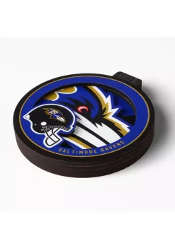 Wholesale ✔️ NFL Baltimore Ravens 3D Logo Series Ornaments by You The Fan ❤️ -You The Fan Sales Belk 1386