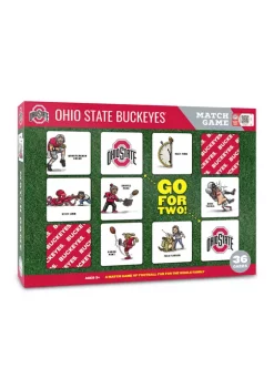 Outlet 🌟 NCAA Ohio State Buckeyes Licensed Memory Match Game by You The Fan ✨