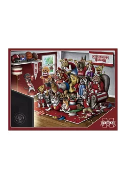 Outlet 😉 Mississippi State Bulldogs Purebred Fans 500 Piece Puzzle-"A Real Nailbiter" by You The Fan 👏 -You The Fan Sales Belk 1416