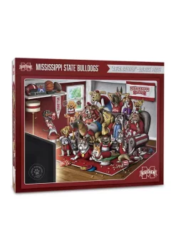 Outlet 😉 Mississippi State Bulldogs Purebred Fans 500 Piece Puzzle-"A Real Nailbiter" by You The Fan 👏 -You The Fan Sales Belk 1417