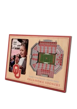 Best Pirce 🎉 NCAA Oklahoma Sooners 3D StadiumViews Picture Frame - Gaylord Family Oklahoma Memorial Stadium by You The Fan 👍 -You The Fan Sales Belk 1433