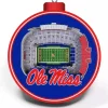 Best Pirce 😍 NCAA Ole Miss Rebels 3D StadiumView Ornament - Vaught Hemingway Stadium by You The Fan 👍 -You The Fan Sales Belk 144