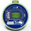 Hot Sale 🥰 NFL Seattle Seahawks 3D StadiumView Ornament - CenturyLink Field by You The Fan 👏 -You The Fan Sales Belk 1455