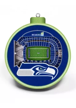 Hot Sale 🥰 NFL Seattle Seahawks 3D StadiumView Ornament - CenturyLink Field by You The Fan 👏 -You The Fan Sales Belk 1459
