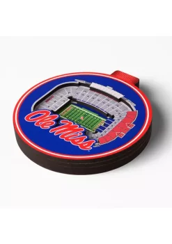 Best Pirce 😍 NCAA Ole Miss Rebels 3D StadiumView Ornament - Vaught Hemingway Stadium by You The Fan 👍 -You The Fan Sales Belk 146