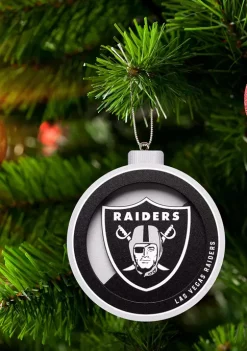 Outlet 🛒 Oakland Raiders NFL Las Vegas Raiders 3D Logo Series Ornaments by You The Fan 😉 -You The Fan Sales Belk 1483