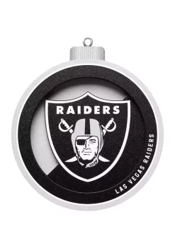 Outlet 🛒 Oakland Raiders NFL Las Vegas Raiders 3D Logo Series Ornaments by You The Fan 😉 -You The Fan Sales Belk 1484