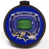Best Pirce 👏 NFL Baltimore Ravens 3D StadiumView Ornament - M&T Bank Stadium by You The Fan 🤩 -You The Fan Sales Belk 149