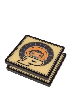 Outlet ❤️ NCAA Purdue Boilermakers 3D StadiumViews 2 Pack Coaster Set - Mackey Arena by You The Fan 🔥 -You The Fan Sales Belk 1499