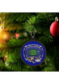 Best Pirce 👏 NFL Baltimore Ravens 3D StadiumView Ornament - M&T Bank Stadium by You The Fan 🤩 -You The Fan Sales Belk 152