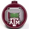 Buy 🥰 NCAA Texas A&M Aggies 3D StadiumView Ornament - Kyle Field by You The Fan ⭐ -You The Fan Sales Belk 1523